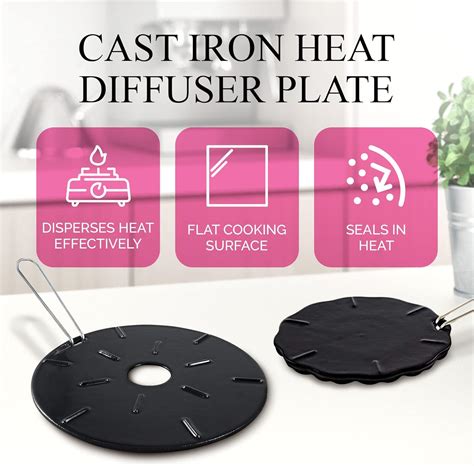 cast iron heat diffuser electric stove